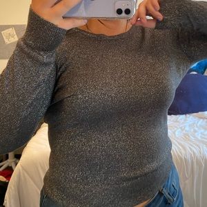 Sparkly Grey Sweater
